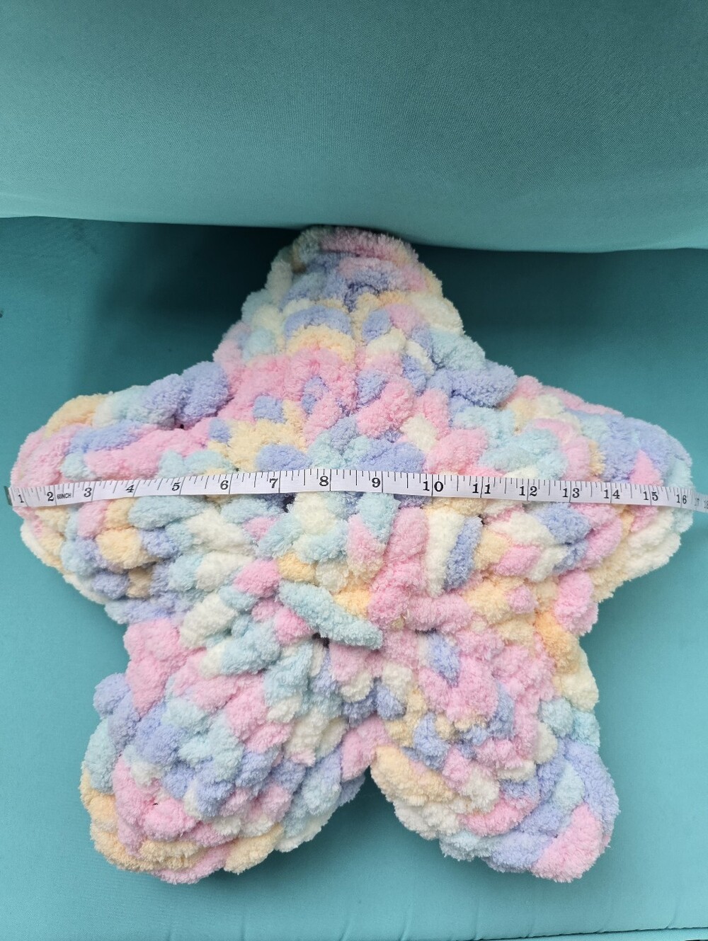 !!HANDMADE!! Plush Starfish Throw Pillow - Choice Of 1 - Picture 5 of 6